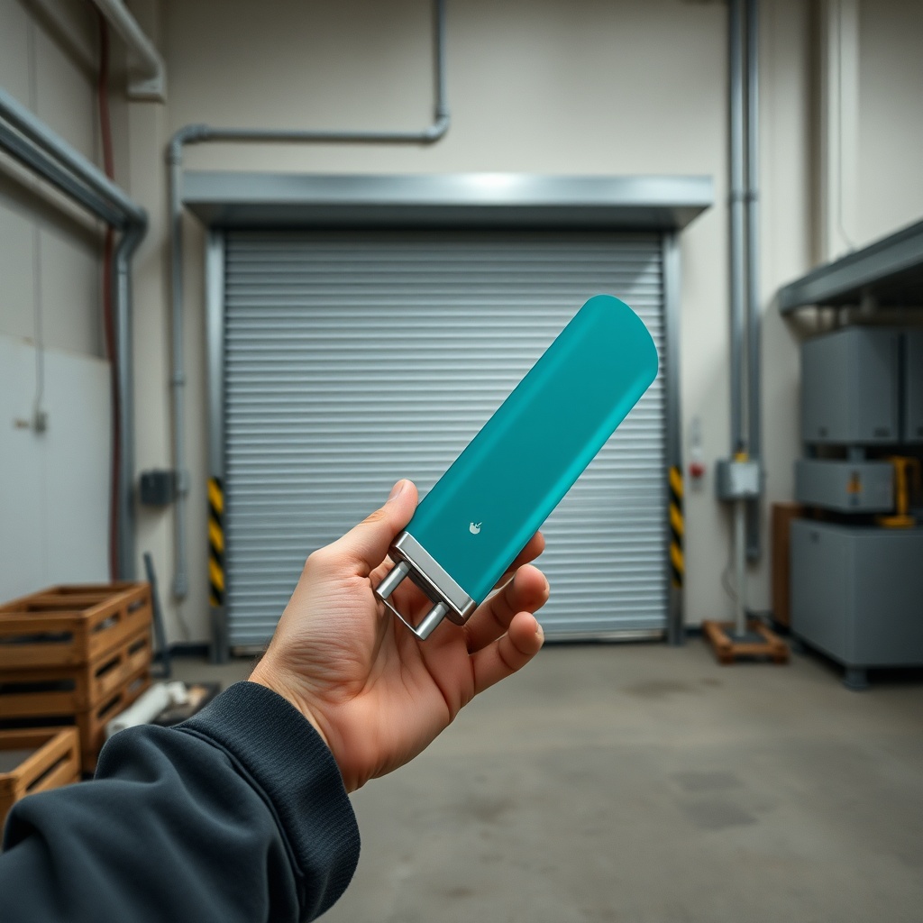 <clean photorealistic photo of a Sirius Kablosuz Kumanda in an industrial setting